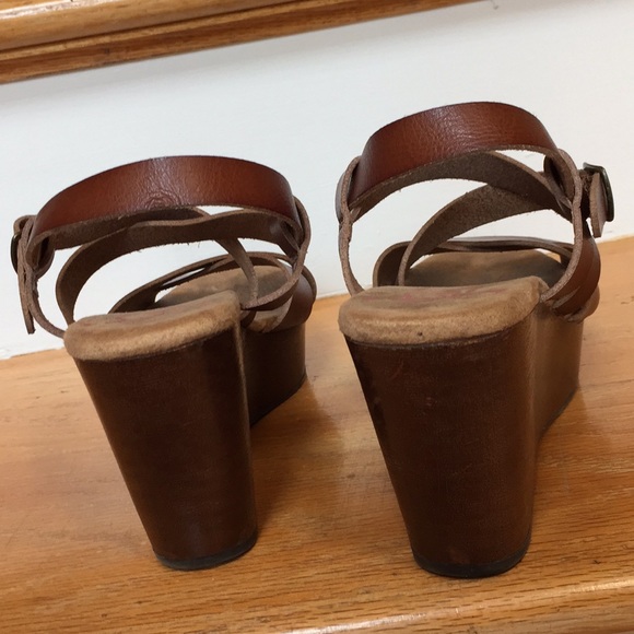 Jelly pop memory foam wedge flatform sandals - Picture 3 of 8